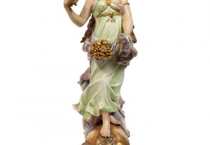 Estátua porcelana deusa Pomona Sitzendorfer Napoleão III