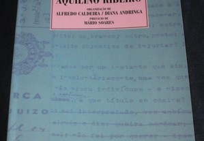 Livro Em defesa de Aquilino Ribeiro autografado