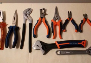 Lote de ferramentas usadas