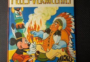 Livro Banda Desenhada Mickey e os Peles Vermelhas