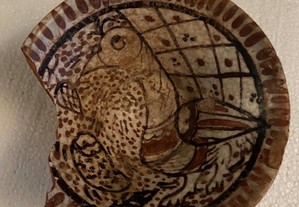 Taça em cerâmica antiga região cultural Médio Oriente - Pérsia