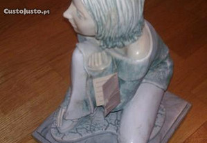 Busto de decoração, estatueta resina poliester.