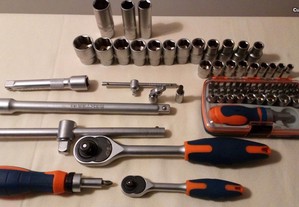 Lote de ferramentas de roquete usadas DEXTER