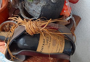 Garrafa vinho do Porto colecionador