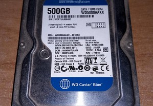 Disco rígido interno WD 500gb 3.5" sata para desktop