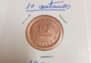 10 Cent 1924 Cobre