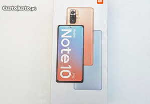 Smartphone Xiaomi Redmi Note 10 PRO 6GB RAM 128GB ROM Garantia Com Capa+Proteção Entrega gratuita