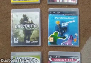 Jogos originais Playstation 3.
