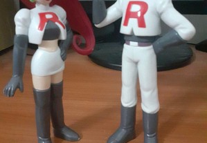 Figuras Team Rocket: Jessie e Jame (Tomy)