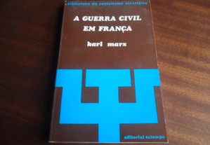 "A Guerra Civil em França" de Karl Marx - 1ª Edição de 1977