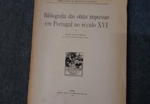 Bibliografia Das Obras Impressas Em Portugal Séc XVI-1926
