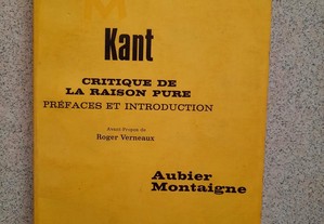 Kant Critique de la Raison Pure Préfaces et Introduction (portes grátis)