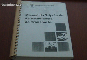 Manual do Tripulante de Ambulância de Transporte INEM