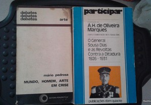 Obras de Mário Pedrosa e A.H. de Oliveira Marques