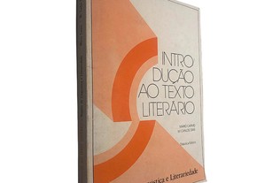 Introdução ao texto literário - Mário Carmo / M. Carlos Dias