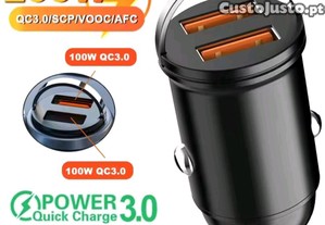 Carregador de Isqueiro auto com 2 saidas Usb (Novo)