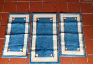 Conjunto Tapetes Azul