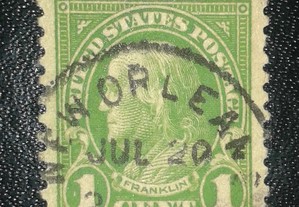 USA Stamp Benjamin Franklin (1923)