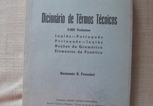 Dicionário de termos técnicos inglês/português-português/inglês