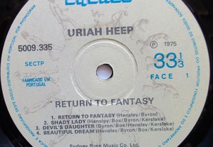 Uriah Heep - - Return to Fantasy . ... ... LP