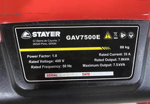 Gerador Stayer GAV 7500