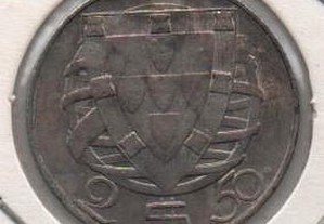 2.50 Escudos 1932 - mbc prata