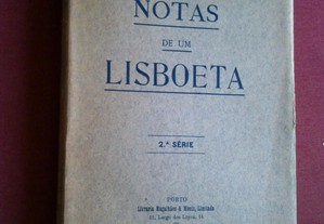 Álvaro Pinheiro Chagas-Notas De Um Lisboeta-2.ª Série-1910