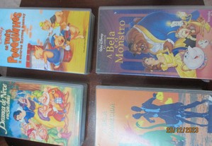 30 VHS de Desenhos animados