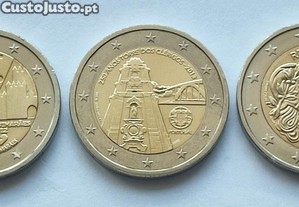 Moedas de 2 EUR Guimar�es, 250 Anos Torre Dos Cl�rigos e Rep�blica Portuguesa