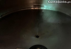 Cuba de inox, lagar e prensa