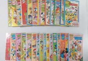 Seleção de 12 livros antigos de BD da edição do Disney Especial