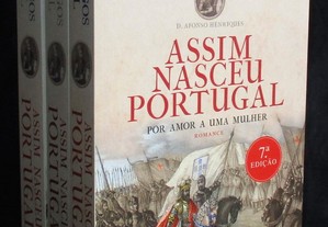 Trilogia Assim Nasceu Portugal Domingos Amaral 3 Volumes Completo
