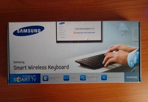 Óculos e teclado para televisores Samsung Smart.