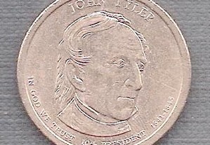Moeda USA - Dollar 10 Presidente John Tyler