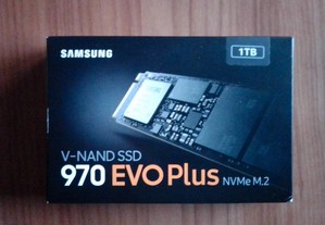 Samsung V-NAND SSD 1Tb 970 Evo Plus MvMe M2 novo, selado.