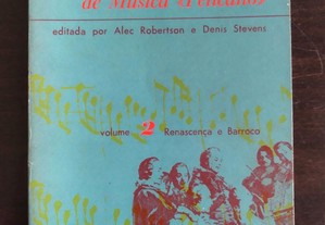 livro: "História de música Pelicano, volume 2 - Renascença e Barroco"
