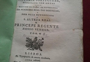 Coleção Dos Principais Autores História Port.-VIII/IX-1806