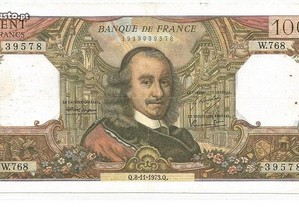 Espadim - Nota de 100 Francos de 1973 - França 768