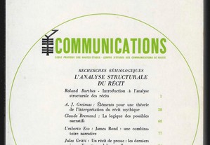Roland Barthes (Intr.). Communications, 8. L'analyse structurale du récit.