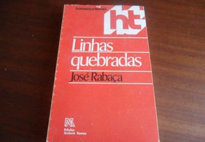 "Linhas Quebradas" de José Rabaça - 1ª Edição de 1977