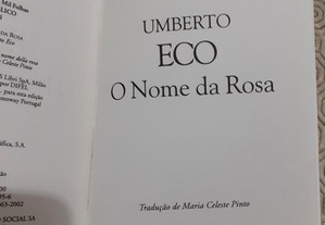 O Nome da Rosa de Umberto Eco