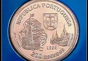 Portugal - Moeda 200$00 Reino do Sião AM