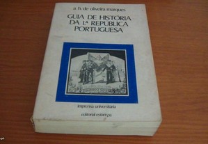 Guia de História da I República Livro 1 de A. H. de Oliveira Marques