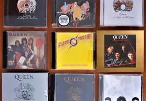 Queen - 27 CDs - 4 DVDs - 3 K7 - Edições Raras - Muito Bom Estado