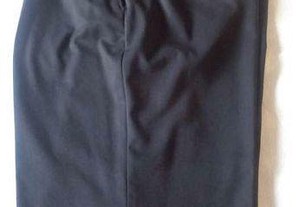 Calças clássicas cor azul escuro N. 50 - Novas