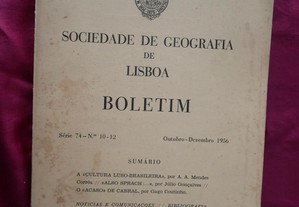 Boletim da Sociedade de Geografia de Lisboa Out -D
