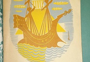 O pórtico e a nave de Joaquim Manso, desenhos Almada Negreiros.