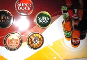 Chapa Publicitária Cerveja Super Bock