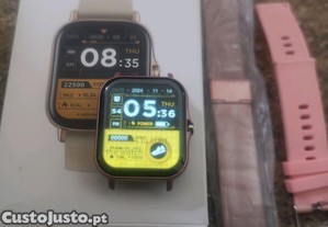 Smartwatch rosa novo