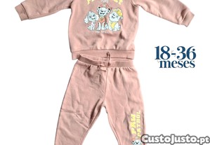 Conjunto Camisola + Calças Patrulha Pata Salmão 18-36 meses